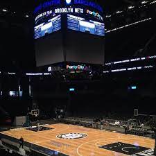 2 chicken tender meals and 2 drinks 50 dollars a bit steep! The Barclays Center Advantage Nets Level Lighting Netsdaily