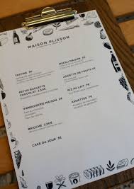 Maison Plisson Paris 11e Tout Sous Le Meme Toit La Boulangerie En Prime Carte Des Vins Carte Restaurant Carte Des Boissons