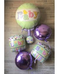 Flowers and balloons for new baby. New Baby Balloon Bouquet Chalifour S Flowers