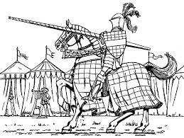 Middle Ages Coloring Page 9 Wallpaper Rycarstvo Studiya