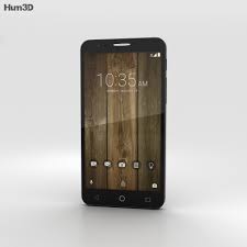 Alcatel Fierce 4 Schwarz 3D-Modell ...