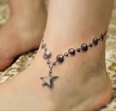 Foot tattoos feminine ankle bracelet tattoo. Ankle Tattoo But With Color Ankle Bracelet Tattoo Anklet Tattoos Tattoo Bracelet