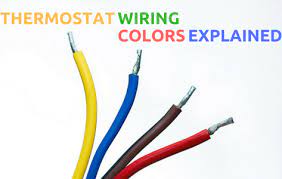 Color of wire and termination*: Thermostat Wiring Colors Terminals Explained Smarthomelab Net