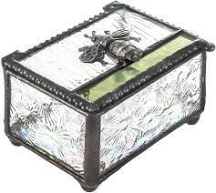 Browse a wide selection of outdoor decor to enhance your landscaping, including garden accents, lawn ornaments, outdoor fountains, planters and shop from outdoor decor, like the lighthouse bird house or the texture lagoon lumbar pillow, while discovering new home products and designs. Buy Bee Trinket Box Glass Jewelry Keepsake Display Small Decorative Boxes Nature Themed Home Decor Collectibles Gift Trinket Dish Ring Holder Box 753 Online In Turkey B00b9hxzj6