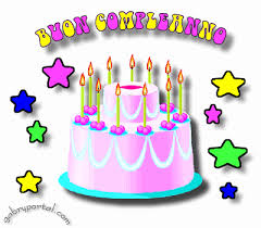 Buon Compleanno Con La Torta E Colorati Stelle Buongiorno Auguri Di Buon Compleanno Torte Di Buon Compleanno E Buon Compleanno