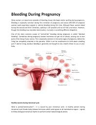 It could also just be implantation bleeding. Bleeding During Pregnancy Brown Discharge