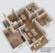 Three bedroom house design 0907b small philippines simple designs in kenya. Three Bedroom Bungalow House Design In Kenya 3d Muthurwa Com