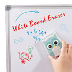 Foska EVA Magnetic Cartoon White Board Eraser White Board Duster Magnetic Dry Erase Erasers for Classroom Office Home
