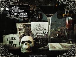 Devilish drinks, scary sides, monstrous mains to feed a crowd, daring desserts. Gothic Victorian Halloween Bling Party Halloween Party Ideas Photo 1 Of 8 Catch My Party