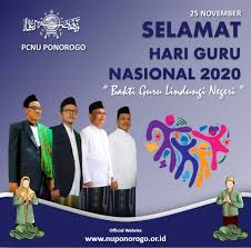 Logo hari guru nasional 2020 logo hgn 2020. Hari Guru Nasional 2020 Makna Di Balik Absennya Upacara Bendera Nu Ponorogo