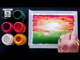 Scenery Painting Watercolour Step By Step Poster Colour Painting Waterfall Painting With Oil Paints To paint with poster colorspainting easy, poster color painting, poster color painting step by color painting easy landscape paintings, watercolour paintings, poster color painting.