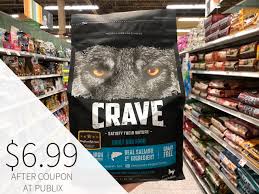 When feeding crave ™ pet food for the first time or changing recipes, we suggest you blend increasing amounts of the new recipe with your old pet food for six days. Crave Dog Food Just 6 99 At Publix