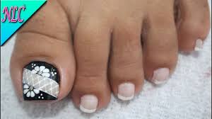 Uñas decoradas para pies de flores. Diseno De Unas Para Pies Faciles De Hacer Diseno De Unas