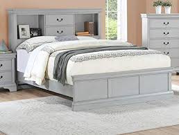 Esofastore Classic Modern Bedroom Furniture California King Size Bed Grey Color Birch Ve Unique Bedroom Furniture Bedroom Sets Furniture King King Bedroom Sets