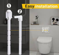 Flush Plate Handle Rod Set for Geberit 241.874.00.1 for UP320, Wall Hung  Toilet Flush Plate Handle Rod Installation Plastic Toilet Parts