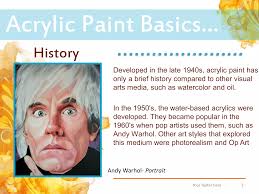 Acrylic Paint: Tools, Tips and Techniques