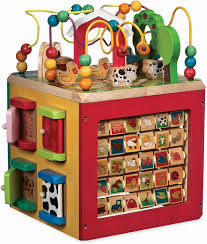 Wooden Activity Cube Home For Kids Farm Animals Activities Farm Activities Animal Activities