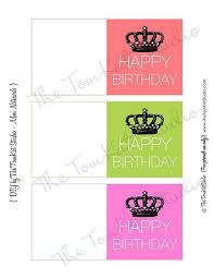 Happy Birthday Card Print Out Free Printable Happy Birthday Mini Notecards The Tomkat Studio Blog Birthday Card Printable Note Cards Birthday Card Template