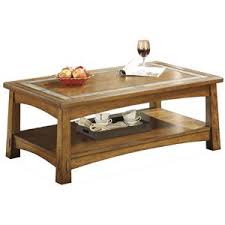 Stone countertop cut slightly larger than coffee table leg span. Riverside Furniture Craftsman Home Rectangular Coffee Table With A Slate Tile Boarder Wayside Furniture Cocktail Coffee Tables