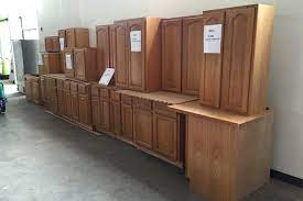 Gently used kitchen cupboard having 2 roomy drawers and 2 large compartments below the drawers. Used Cabinets For Less At The Habitat For Humanity Restore
