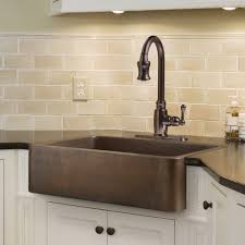 adams copper kitchen apron sink for the