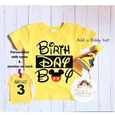 Birthday Boy T Shirt Birthday Boy Shirt Tshirt Boy T Shirt Mickey Birthday Shirt Yellow Shirt Shirt Mickey Birthday Disney Birthda Birthday Boy Shirts Boy Birthday Mickey Birthday