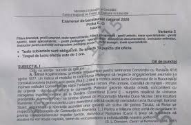 Subiectele la istorie la bac 2020 respectă programa elaborată de ministerul educației. Subiectele De La Istorie Primite La Sesiunea Din August Septembrie A Examenului De Bacalaureat 2020 Edupedu Ro