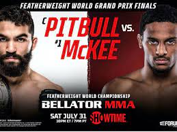 1 day ago · mckee is taller and rangier than almost everyone pitbull has fought in bellator. Patricio Pitbull Vs Aj Mckee Featherweight Grand Prix Final Set For Bellator 263 On July 31 Mmamania Com