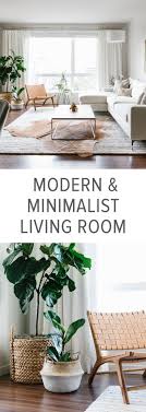 Spotted In Downshiftology S Home The Interior Define Sloan Sectional Modern Minimalist Living Room Minimalist Living Room Living Room Spaces