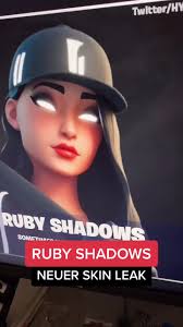 Banner & avatar made by @night647. Ruby Shadows Ich Liebe Diesen Skin Wie Findest Du Ihn Fnbuddy Fortnite Fn Rubyskin