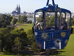 Schwerer unfall auf der a.→ noch mehr. Panoramablick Von Oben Mit Der Kolner Seilbahn Hotel Viktoria Koln