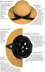 Straw Hat Bike Helmet Cruiser Bike Accessories Bike Helmet Cruiser Bike