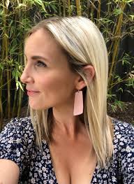 Cork earrings with leather backing- The Nova in pink pansy. Light weight  earrings. Hypoallergenic sterling silver hook.