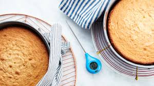 This cake layer was underbaked, so the center sunk as the cake layer cooled. How To Bake Moist Cakes That Are Not Overbaked Epicurious