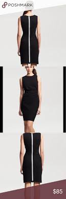 Black Kenneth Cole Dress W White Zipper Nwt Clothes Design Dresses Kenneth Cole
