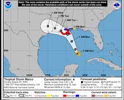 Gulf Coast Braces For Tropical Storm Marco States Declare Emergencies