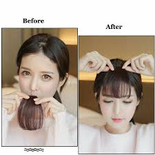 100 Real Human Hair Thin Neat Air Bangs Clip In Korean Fringe Front Hairpiece Hair Thin Neat Curly Hair Pieces Hair Pieces Hairstyles For Thin Hair