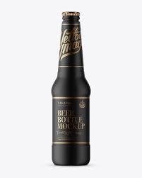 Download Free Mockups Black Ceramic Beer Bottle Mockup Object Mockups PSD Mockup Templates