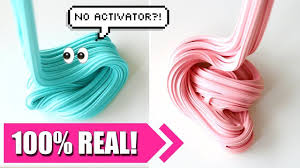 How To Make Slime Without Activator 2 Ingredients Only No Borax Making Fluffy Slime Fluffy Slime How To Make Slime