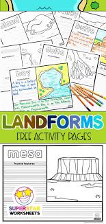 Landform Worksheets In 2020 Unit Studies Homeschool Homeschool Social Studies Geography Worksheets