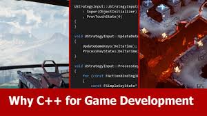 Object oriented programming in c++ allows us to break our code up into logical and manageable chunks called classes. Why C For Game Development Youtube
