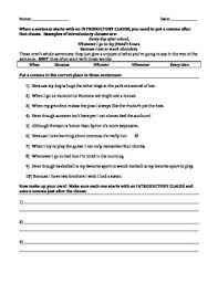 Discover learning games, guided lessons, and other interactive activities for children. Commas Sentence Combining And Contractions 3 Worksheets By Tasha P