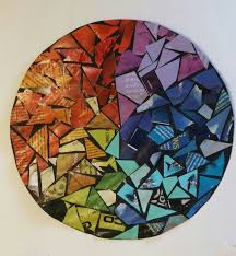 Color Wheel Collage Art Ed Central Wooley 6th Art Collage Art Student Art