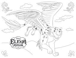 Elena of avalor is a disney animated series that follows the story of elena : Elena Of Avalor Coloring Pages Best Coloring Pages For Kids