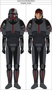 Sergeant Hunter Bad Batch By Quillspirit15971 On Deviantart Star Wars Infographic Star Wars Outfits Star Wars Characters Poster