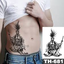 Man with viking sword tattoo full sleeve. Japanese Samurai Warrior Temporary Tattoo Sticker Ares Waterproof Tatto Hero Wings Body Art Arm Fake Tatoo Men Women Temporary Tattoos Aliexpress