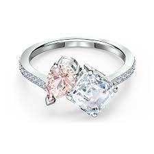 Band rings or elegant trilogy, choose your favorite ring now! Attract Soul Ring Pink Rhodium Plated Swarovski Com