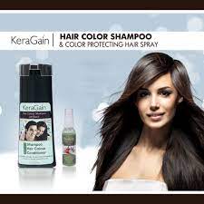 This will help the hair absorb the color shampoo faster. Buy Keragain Hair Color Shampoo Color Protecting Hair Spray Online At Best Price In India On Naaptol Com