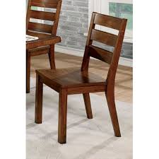 Williston Forge Govea Ladder Back Side Chair In Brown Cherry Wayfair In 2020 Solid Wood Dining Chairs Dining Chairs Chair