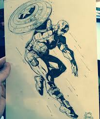 Comic Vine Avengers Drawings Marvel Drawings Captain America Drawing